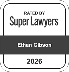 Rated by Super Lawyers | Ethan Gibson | 2026