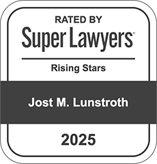 Rated by Super Lawyers | Rising Stars | Jost M. Lunstroth | 2025